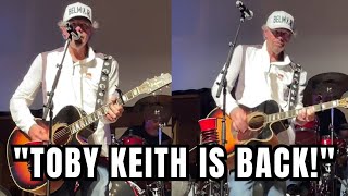 Toby Keith Makes EPIC Return with SURPRISE Rehearsal For Fans [upl. by Nalat]