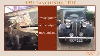 1951 Lanchester LD10  Wiper investigation [upl. by Helga141]