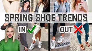 SPRING 2024 SHOE TRENDS Whats IN and Whats OUT [upl. by Gnik]