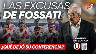 LAS EXCUSAS DE FOSSATI  SE VIENE EL CLÁSICO  PFENVIVO [upl. by Kosse799]