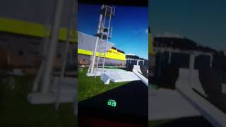 Union pacific train hits city 🏙️🌆 bus 🚌🚐 derail trains [upl. by Alyworth314]