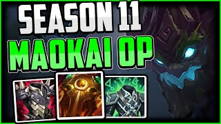 MAOKAI TOP BEGINNERS GUIDE FOR CARRYING SOLO QUEUE  Best RuinesBuild Maokai Commentary Guide S11 [upl. by Jephum]