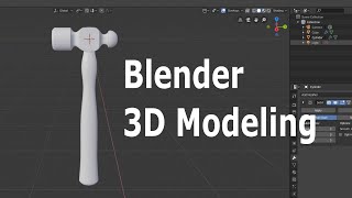 Blender 28 Beginner 3D Modeling Tutorial [upl. by Akimat566]