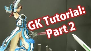 Garage Kit Tutorial Kit Modification  Painting [upl. by Gleda672]