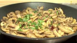 Tapas recipe  Spanish garlic mushrooms [upl. by Cave582]