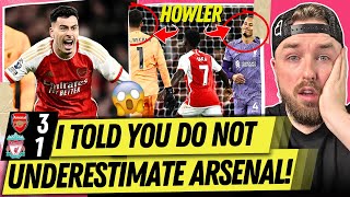 Arsenal Make HUGE TITLE Statement  Gabriel amp Martinelli BRILLIANT  Arsenal 31 Liverpool Reaction [upl. by Caffrey]