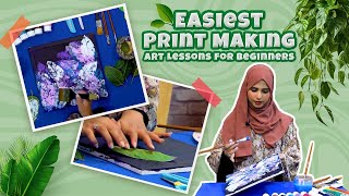 Easiest Print Making  Art Lessons for Beginners  Art Planet S1E03 [upl. by Arde]