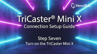 NewTek TriCaster Mini X Setup [upl. by Sedecrem]