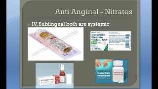 Nitroglycerin  antianginal drug indication adverse effects [upl. by Killen]