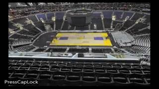 Staples Center Floor Change  Los Angeles Kings to Lakers to Clippers  NBA 201516 Season [upl. by Tellford]