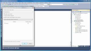 Silverlight Data Grid  Binding Data using WCF RIA Services [upl. by Hepsoj]