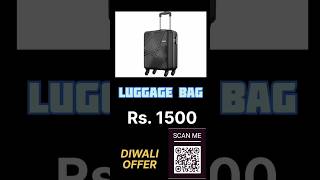 Affordable Luggage Bag Under 1500  Cabin Bag luggagebag cabincrew travelbag festivedeals [upl. by Esined]