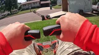 Residential Warrior 3  POV Mowing Sped Up W Music [upl. by Tito]