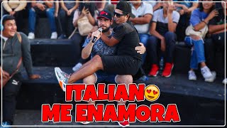 Intentando Enamorar A Italiano Guapo 🔥😍🤣  Chanchito Jr ft Jose [upl. by Arriek]