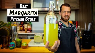 Margarita  How to make the Easiest PITCHER of Margaritas with just 4 INGREDIENTS [upl. by Essilevi831]