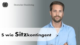 S wie Sitzkontingent mit „MrWissen2go“  BundestagsWahllexikon [upl. by Cran]