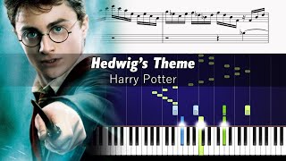 HARRY POTTER on FLUTE Hedwigs Theme tutorial w Sheet Music [upl. by Gingras]