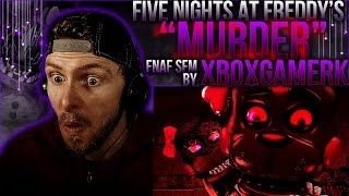 Vapor Reacts 295  NEW FNAF SFM RAP SONG ANIMATION quotMurderquot by XboxGamerK REACTION O [upl. by Lecirg296]