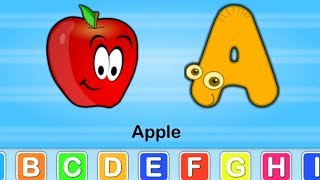 Kids Learn Alphabet ABCDEFGHI to ZMatchingReading [upl. by Oflunra]