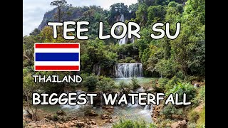 THI LO SU WATERFALL Thailands biggest waterfall in Umphang District Tak Province [upl. by Deb]