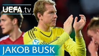 Jakob Busk v Germany Save of the Season [upl. by Karry]