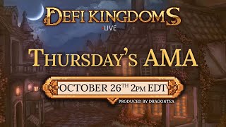 DeFi Kingdoms Community AMA 10262023 [upl. by Erline]