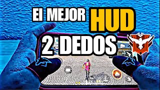 CUSTON HUD A 2 DEDOS FREE FIRE EL MEJOR DE TODO EL JUEGO ✅ [upl. by Ivek657]