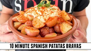 AMAZING 10 Minute Patatas Bravas  Authentic Flavors amp Easy to Make [upl. by Unni]