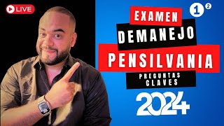 EXAMEN TEORICO DE MANEJO PENSILVANIA 2024 I Aprobarás con estas preguntas 1 y 2 [upl. by Eversole]