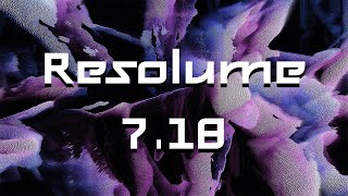 Resolume 718 Release Video [upl. by Ocsinarf]