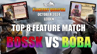 Star Wars Unlimited Top 8 Boba Green vs Bossk Blue – Planetary Qualifier Leiden [upl. by Airasor]