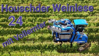 Houschder Weinlese 24 mit Vollernter [upl. by Trauner]