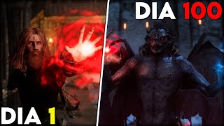 Passei 100 DIAS no SKYRIM como um VAMPIRO 🧛 com MODS [upl. by Sollie]