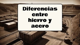 Diferencias entre hierro y acero [upl. by Casabonne]