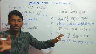 passive voice of simple future tense bangla with practical examples [upl. by Whitten]