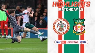 HIGHLIGHTS  Accrington Stanley vs Wrexham AFC [upl. by Dilly]