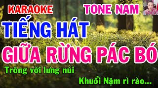 Karaoke Tiếng Hát Giữa Rừng Pắc Bó Tone Nam Nhạc Sống gia huy beat [upl. by Isnyl]