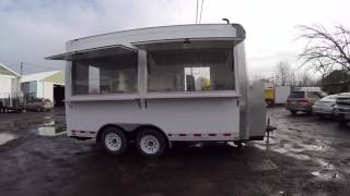 Custom Built 16FT Food Trailers with Generator onboard [upl. by Spracklen]