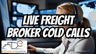 Inside Look Live Cold Calls with a Freight Broker [upl. by Tidwell]