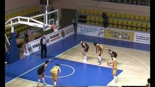 20120128 CHEVAKATA Vologda vs ENERGY Ivanovo Basketball  Russian Premier League Women [upl. by Garvy]