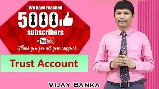 Trust Account  Important for Bank Promotion  Give Away Results [upl. by Iormina382]