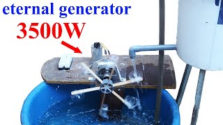 Turning a Fan into a Water Turbine Generator Water Power [upl. by Letnuhs557]