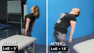 Lumbar Extension Before And After With SphenoBasilar Treatment [upl. by Karon]