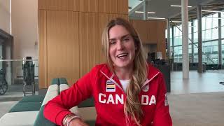 Lions Bay Olympian Madison Maileys message to residents [upl. by Waldon837]