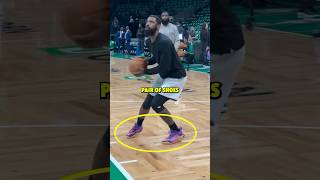 Kyrie has 2 different signature shoes 🤨 overtimemikey sneakers kyrieirving nba basketball [upl. by Araid976]