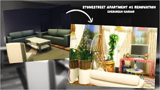 Stonestreet Apartments 3 Renovation  The Sims 4  Stop Motion  No CC [upl. by Fawnia]