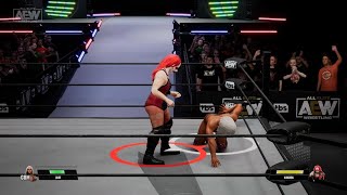 AEW Fight Forever Abadon VS Jade Ladder Match [upl. by Munafo]