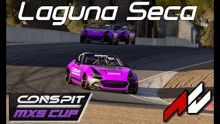 Assetto Corsa MX5 Cup  Laguna Seca  World Sim Series [upl. by Colon]