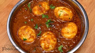 Simple Egg Curry Recipe Egg Gravy Egg Recipes [upl. by Betsey696]