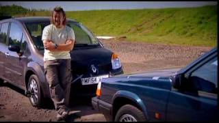 Fifth Gear  Renault Modus vs Volvo 940 crash test small but modern VS big but old [upl. by Ardried]